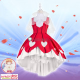 Cardcaptor Sakura Clear Card OP 2 Sakura Kinomoto Red Dress Cosplay Costume