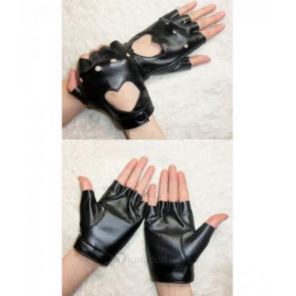 Panty & Stocking with Garterbelt Black Cosplay Gloves