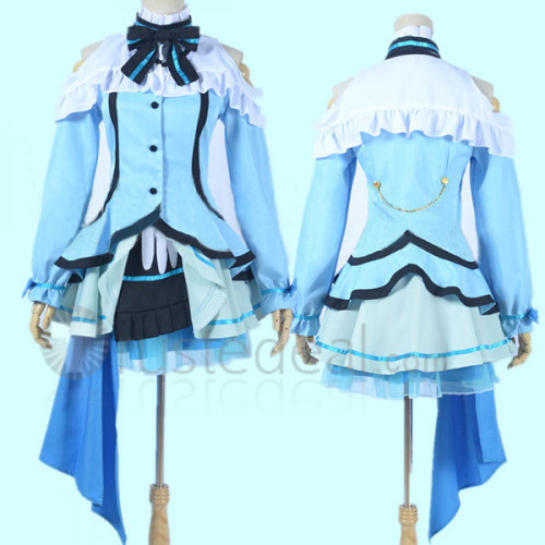 Love Live Eli Ayase KiRa KiRa Sensation Blue Cosplay Costume