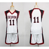 Kurokos Basketball Seirin Kuroko Tetsuya White Uniform Cosplay Costume