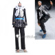 Jojo's Bizarre Adventure Diamond Is Unbreakable Yuya Fungami Black Cosplay Costume