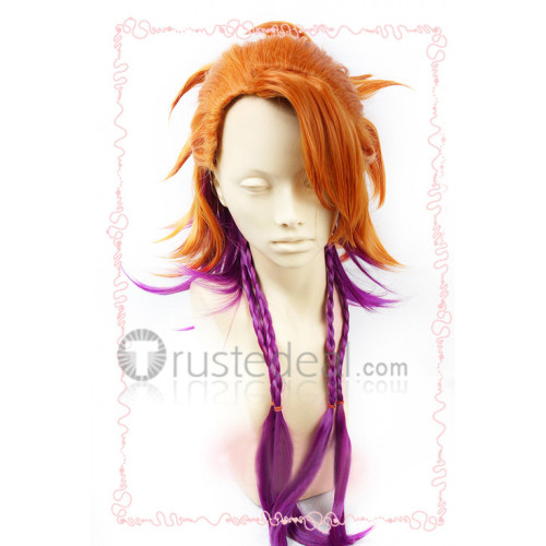 Black Butler Joker Clown Orange Cosplay Wig