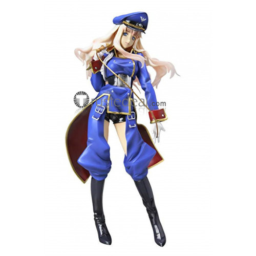 Macross Frontier Sheryl Nome Blue Red Military Cosplay Costumes