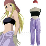 FullMetal Alchemist Winry Rockbell Working Cosplay Costume