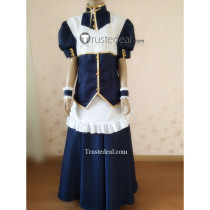 High School DxD Queen Grayfia Lucifuge Blue Maid Cosplay Costume