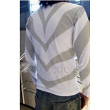 A Certain Magical Index Accelerator White Gray T-shirt Cosplay Costume