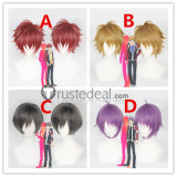 Skate Leading Stars Kensei Hayato Tomoyuki Izumi Red Black Blue Pink Puprle Cosplay Wigs