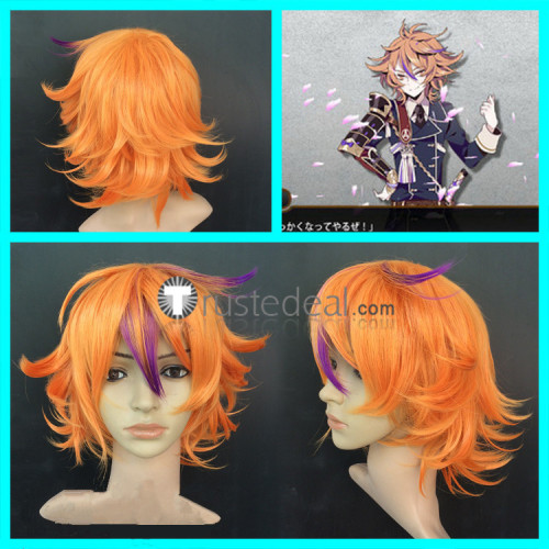 Touken Ranbu Gotou Toushirou Orange Cosplay Wig