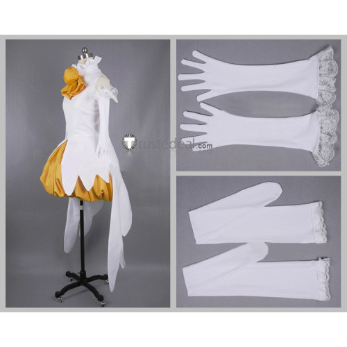 Cardcaptor Sakura Op2 Kinomoto Sakura White Cosplay Costume