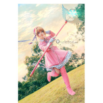 Cardcaptor Sakura Clear Card Episode 2 Sakukra Pink Lolita Battle Cosplay Costume