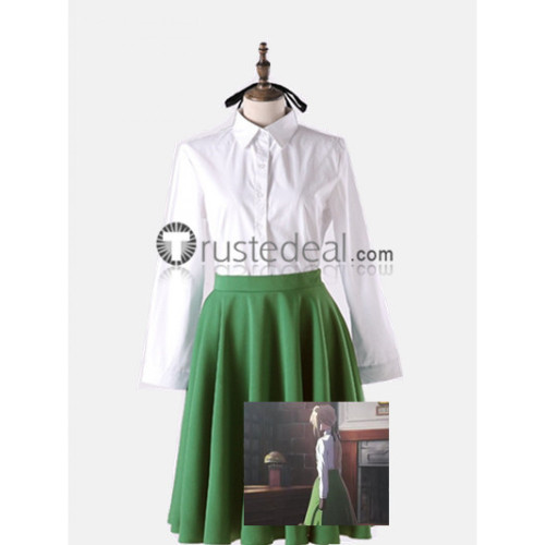 Violet Evergarden White Green Cosplay Costume