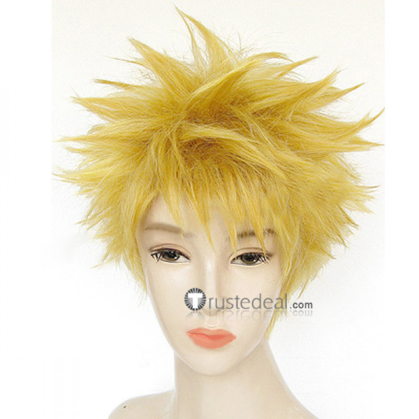 Yowamushi Pedal Fukutomi Juichi golden Cosplay Wig