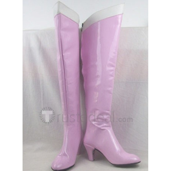 Sailor Moon Chibi Usa Pretty Soldier Pink Cospaly Boots Shoes