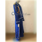 FullMetal Alchemist Roy Mustang Military Blue Cosplay Costume