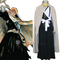Bleach Kurosaki Ichigo Execution Ground Shinigami Cosplay Costume