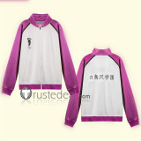 Haikyuu Shiratorizawa Academy Volleyball Uniform Wakatoshi Ushijima Satori Tendo Purple White Jersey Cosplay Costume