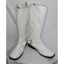 Final Fantasy XIII Cid Raines White Boots Shoes