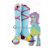 My Little Pony Equestria Girls Fluttershy Blue Cosplay Boots Shoes