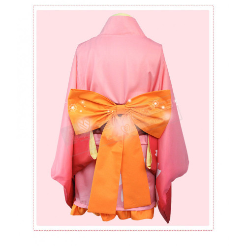 Koutetsujou no Kabaneri Mumei Pink Kimono Cosplay Costume
