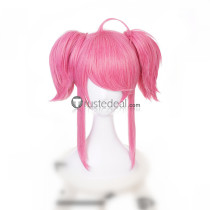 League of Legends LOL Lux Star Guardian Pink Ponytail Cosplay Wig