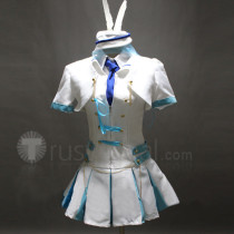 Love Live Wonderful Rush Koizumi Hanayo Blue Dance Dress Cosplay Costume