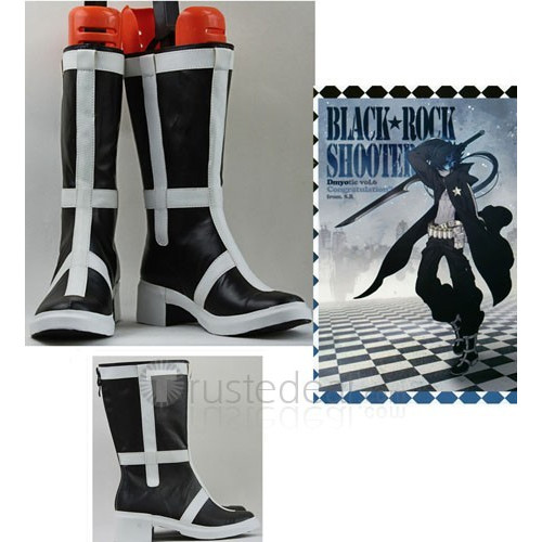 Black Rock Shooter BRS Male Black Rock Shooter Cosplay Shoes
