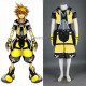 Kingdom Hearts II Sora Master Form Yellow Cosplay Costume