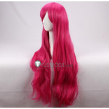 Long Pink Curly Cosplay Wig