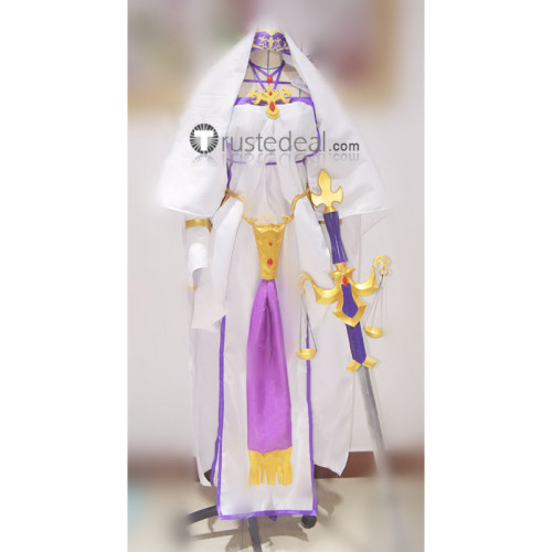 Goblin Slayer Sword Maiden Tsurugi no Otome High Priestess White Cosplay Costume