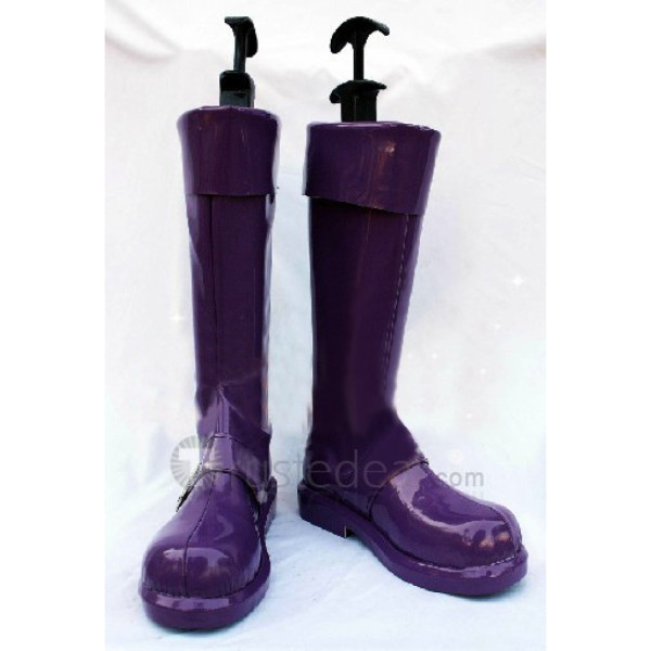 Pokemon Adventures Trainer Yellow Purple Cosplay Boots Shoes