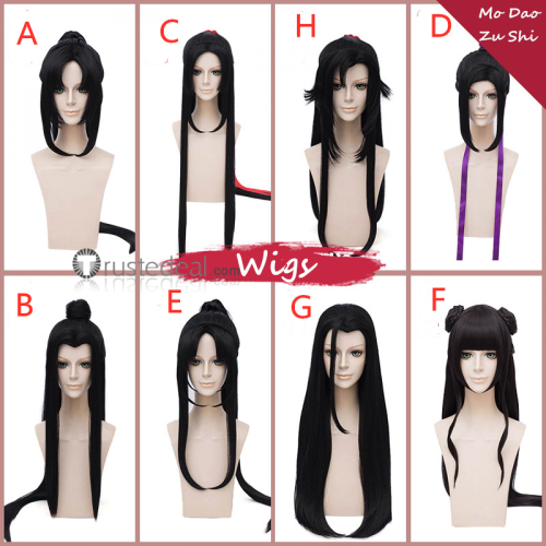 Mo Dao Zu Shi Lan Wangji Wei Wuxian Wei Ying Wen Ning Jiang Cheng Jiang Yanli Jin Ling Mo Xuan Yu Cosplay Costumes