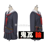 Armed Girl's Machiavellism Rin Onigawara Sailor Uniform Cosplay Costume