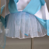 Love Live Wonderful Rush Koizumi Hanayo Blue Dance Dress Cosplay Costume