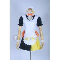 Love Live Koizumi Hanayo Mogyutto Love de Sekkin chu Maid Cosplay Costume