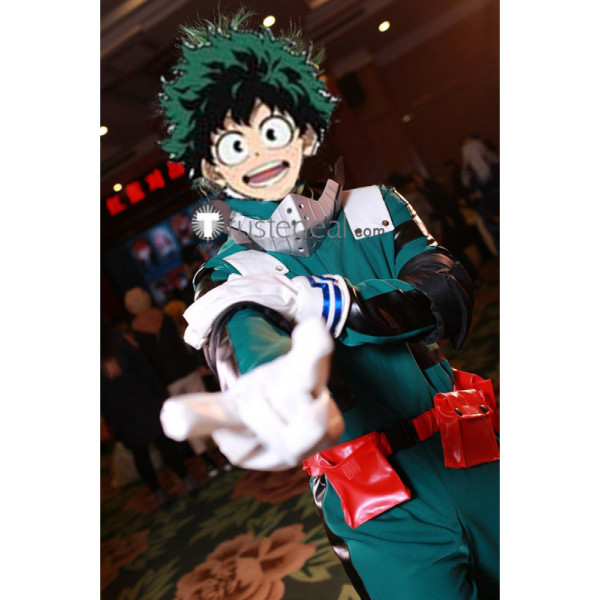 My Hero Academia Boku no Hero Academia Deku Izuku Midoriya Fight Suit Cosplay Costume2