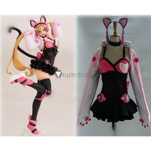 Tekken 7 T7 Lucky Chloe Pink Cosplay Costume