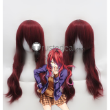 Shokugeki no Soma Rindou Kobayashi Wine Red Styled Cosplay Wigs