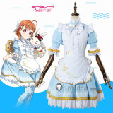 Love Live! Sunshine Aqours Alice In Wonderland Ruby Dia Hanamaru Mari Kanan Chika You Cosplay Costume