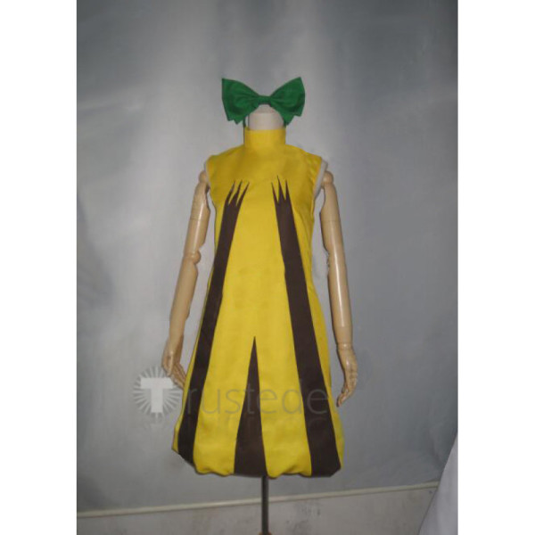 Pokemon Sunkern Gijinka Yellow Cosplay Costume