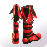 Batman Harley Quinn Cosplay Shoes Red and Black Boots Shoes