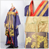 Touken Ranbu Online Jiroutachi Prints Kimono Cosplay Costume