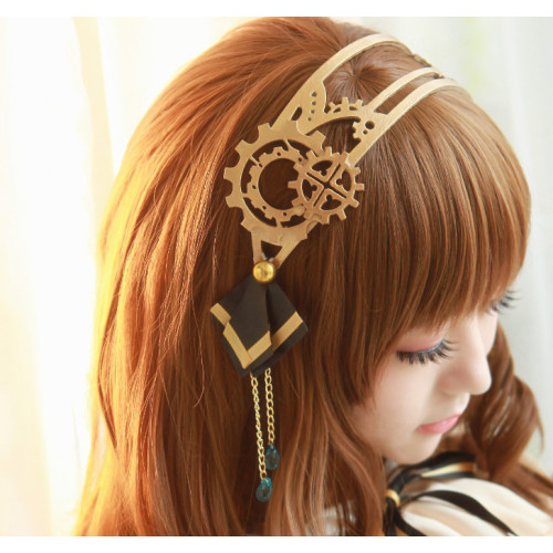 Code Realize Guardian of Rebirth Cardia Cosplay Hat Steampunk Headdress Accessories