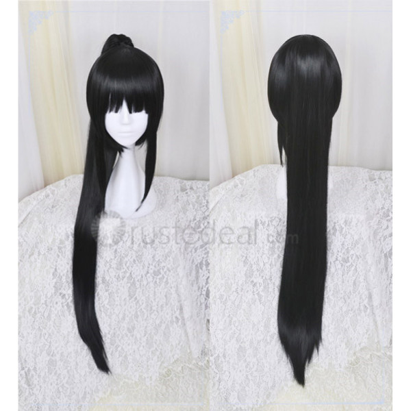 D.Gray Man Kanda Yuu Long Black Cosplay Wig(FZ55)