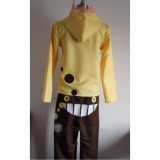 Pokemon Gijinka Girafarig Yellow Cosplay Costume
