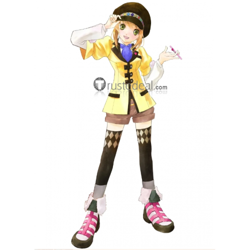 Tales of Xillia 2 Leia Rolando Light Yellow Cosplay Costume