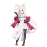 Sewayaki Kitsune no Senko-san Shiro White Red Cosplay Costume
