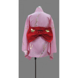 Gintama Kyubei Yagyu Pink Kimono Cosplay Costume