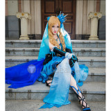 Hetalia Axis Powers Hungary Queen Blue and Black Cosplay Dress