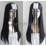 Bleach 6 Division Kuchiki Byakuya Styled Black Cosplay Wigs