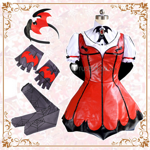 THE IDOLM@STER Cinderella Girls Vampire Dress Halloween Red Cosplay Costume